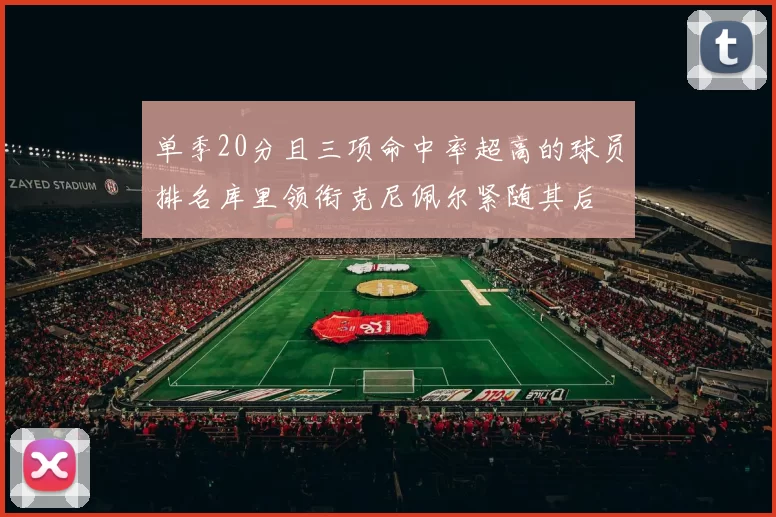 单季20分且三项命中率超高的球员排名库里领衔克尼佩尔紧随其后